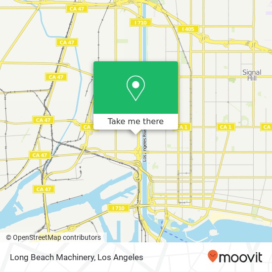 Long Beach Machinery map