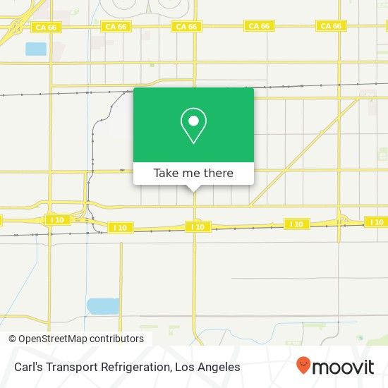 Carl's Transport Refrigeration map