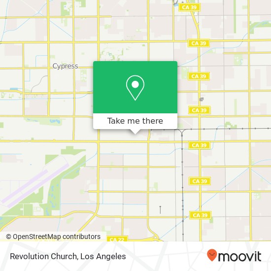 Revolution Church map