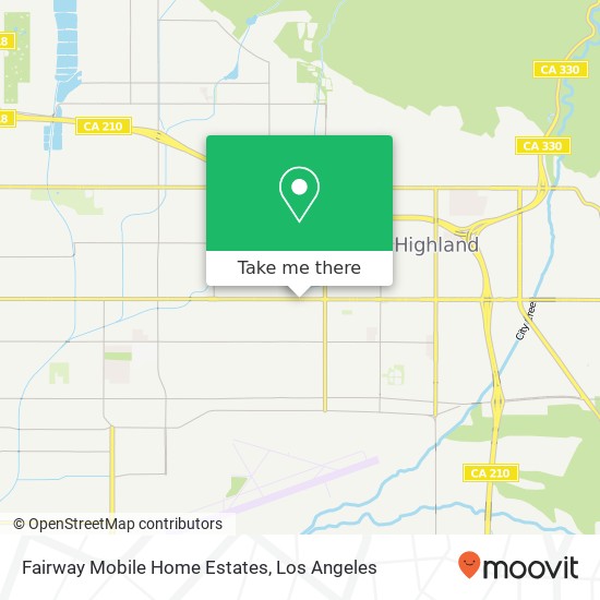 Mapa de Fairway Mobile Home Estates