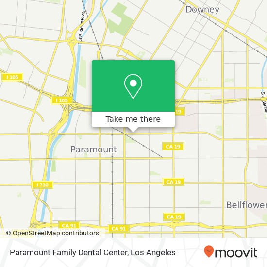 Paramount Family Dental Center map