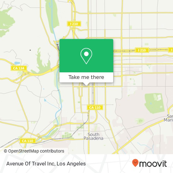 Avenue Of Travel Inc map