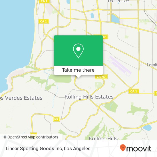 Linear Sporting Goods Inc map