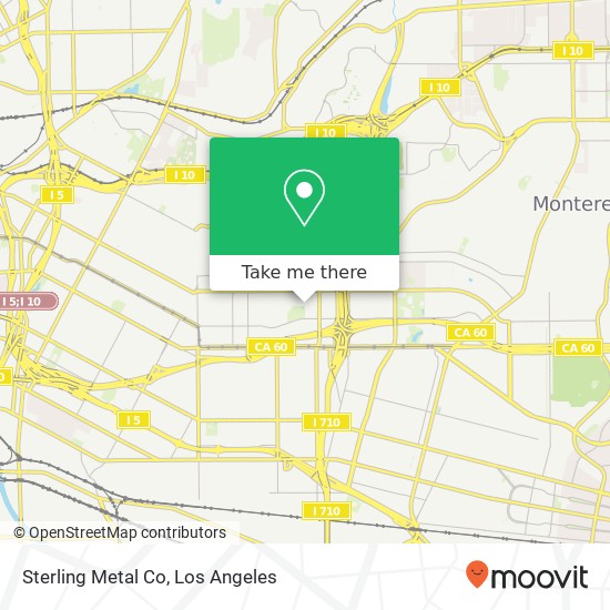 Mapa de Sterling Metal Co