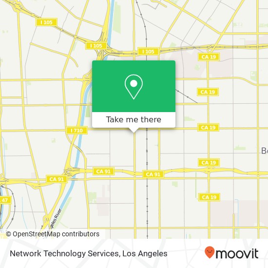 Network Technology Services map