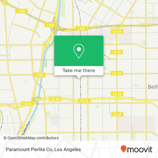 Mapa de Paramount Perlite Co