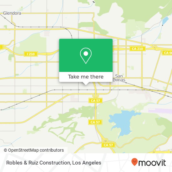 Robles & Ruiz Construction map