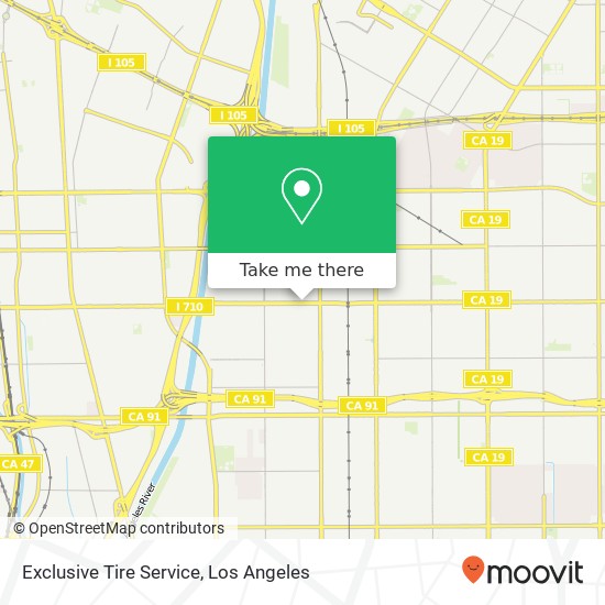 Exclusive Tire Service map