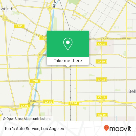 Mapa de Kim's Auto Service