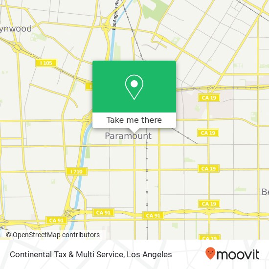 Continental Tax & Multi Service map
