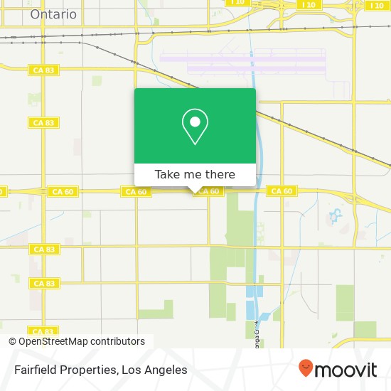 Fairfield Properties map