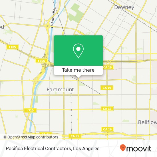 Pacifica Electrical Contractors map