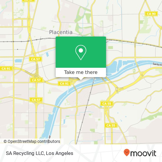 SA Recycling LLC map