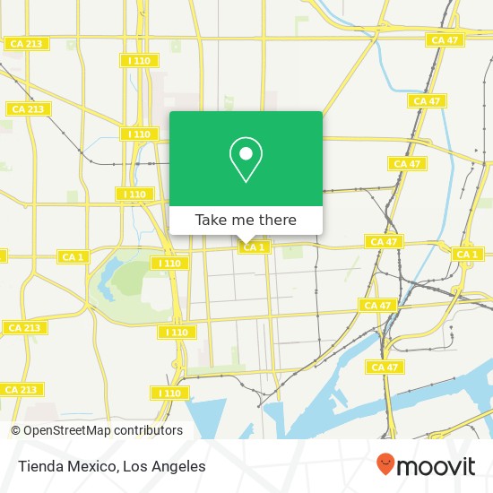 Mapa de Tienda Mexico