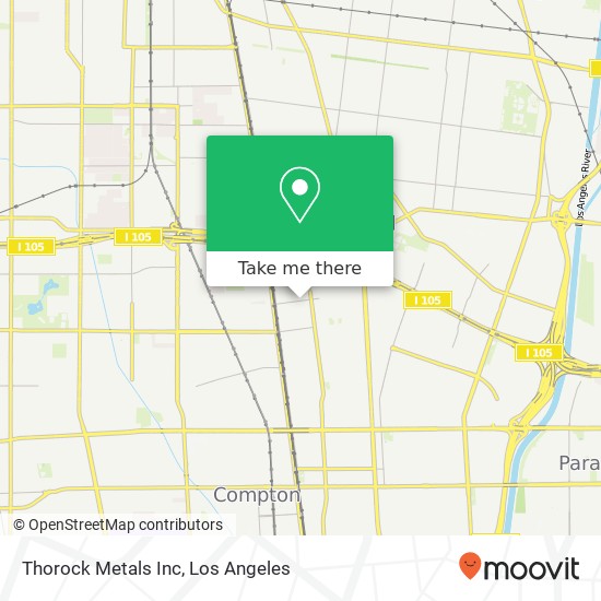 Mapa de Thorock Metals Inc