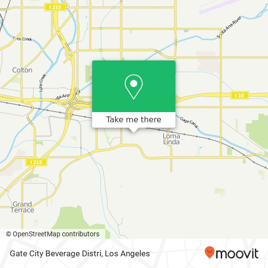 Gate City Beverage Distri map