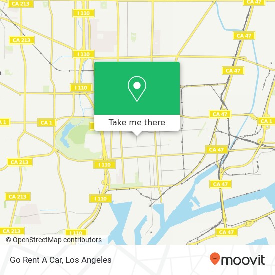 Go Rent A Car map