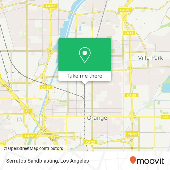 Mapa de Serratos Sandblasting