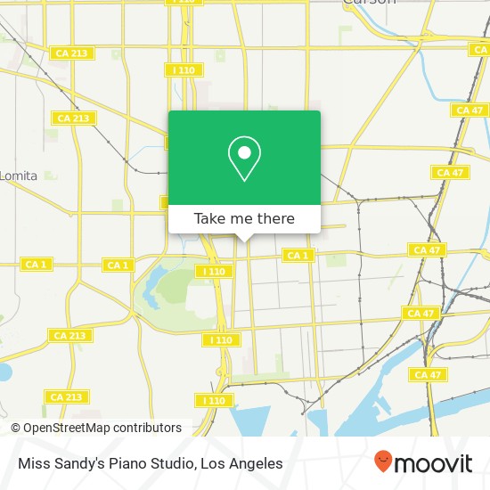 Miss Sandy's Piano Studio map