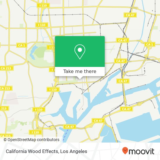 Mapa de California Wood Effects