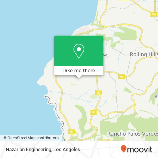 Mapa de Nazarian Engineering