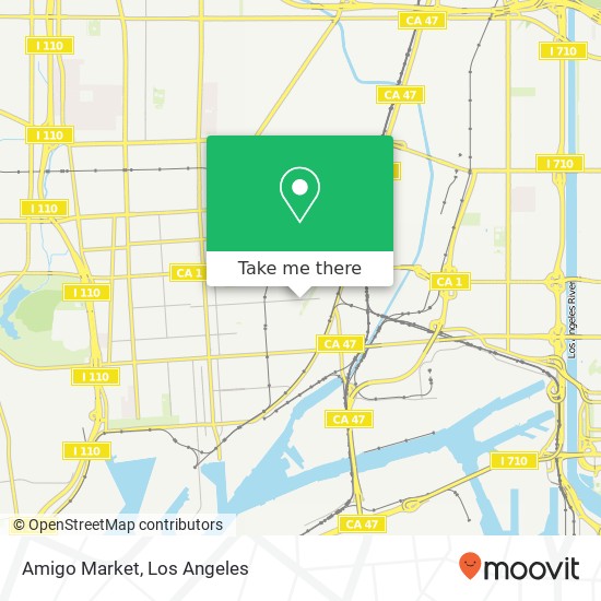 Mapa de Amigo Market