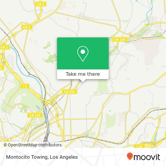 Montocito Towing map