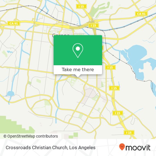 Crossroads Christian Church map