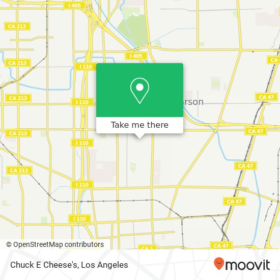 Mapa de Chuck E Cheese's