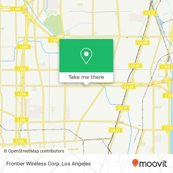 Mapa de Frontier Wireless Corp