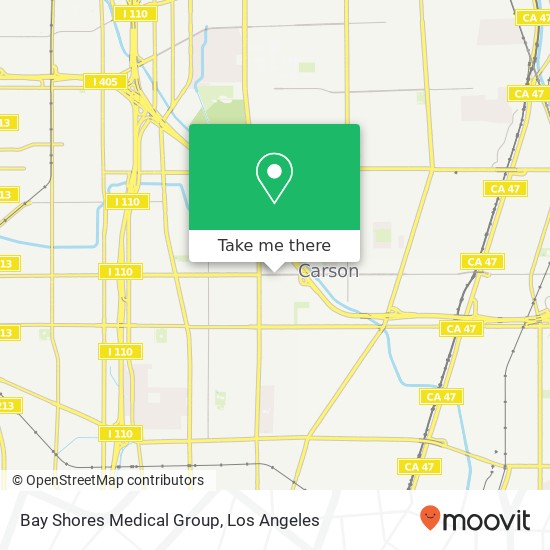 Bay Shores Medical Group map