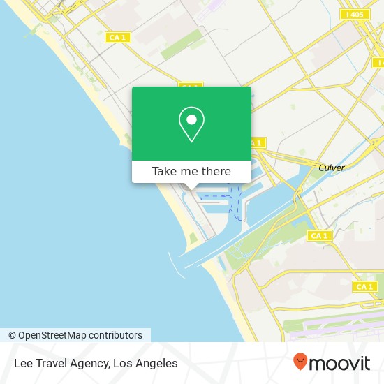 Lee Travel Agency map