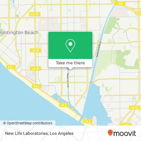 New Life Laboratories map