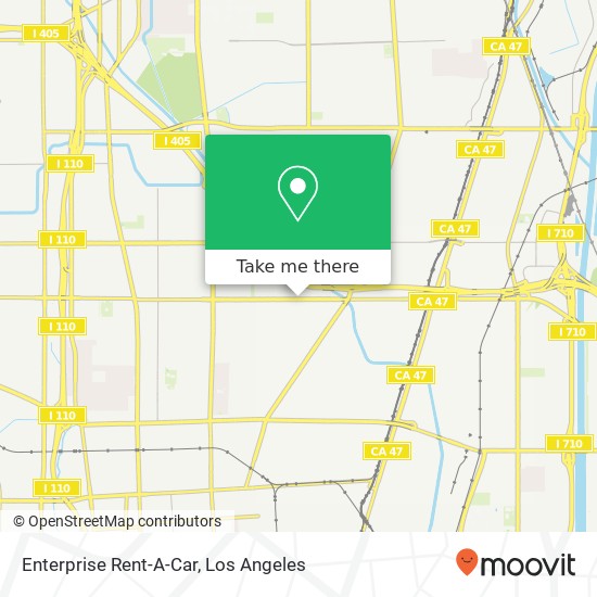 Mapa de Enterprise Rent-A-Car