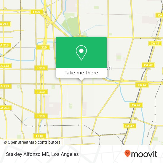 Stakley Alfonzo MD map
