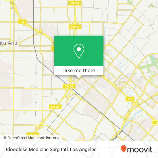 Mapa de Bloodless Medicine Surg Intl