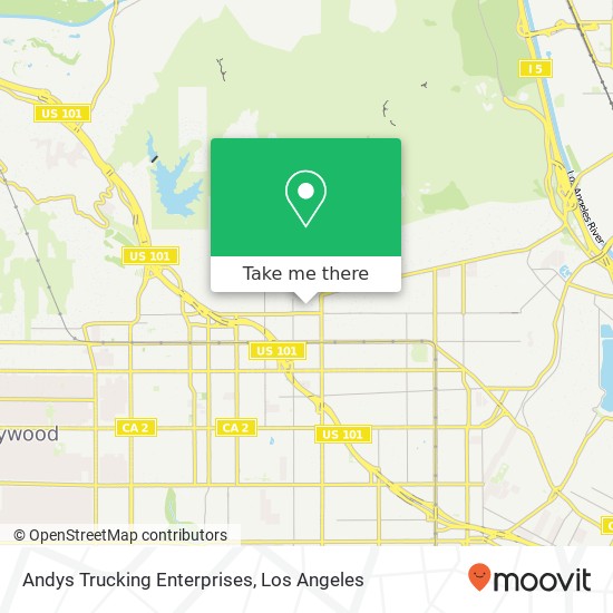 Mapa de Andys Trucking Enterprises
