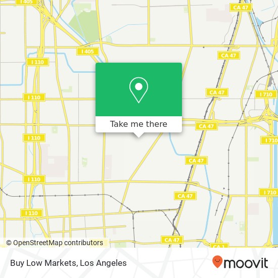 Mapa de Buy Low Markets