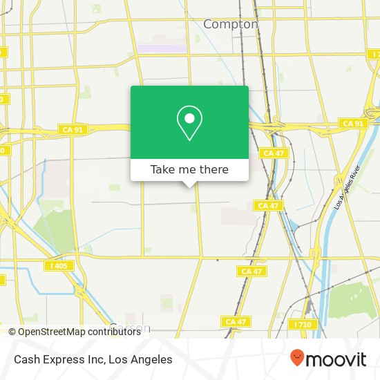 Cash Express Inc map