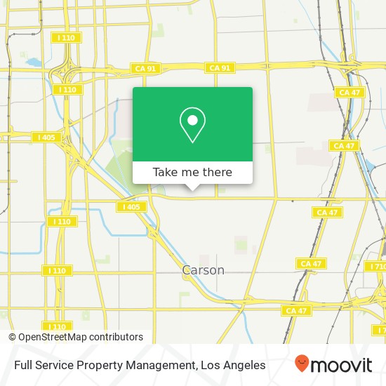 Full Service Property Management map