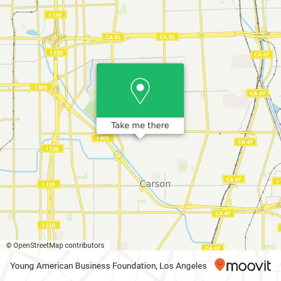 Young American Business Foundation map