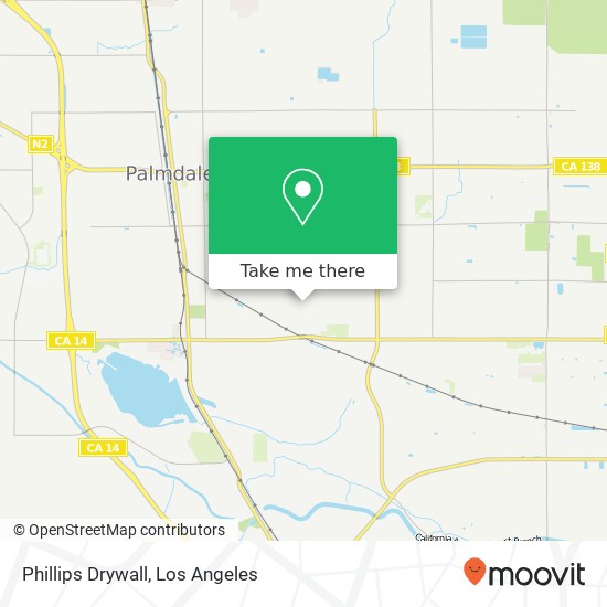 Phillips Drywall map