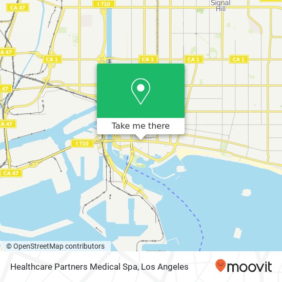 Healthcare Partners Medical Spa map