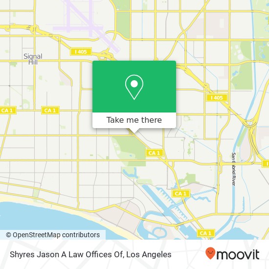 Mapa de Shyres Jason A Law Offices Of