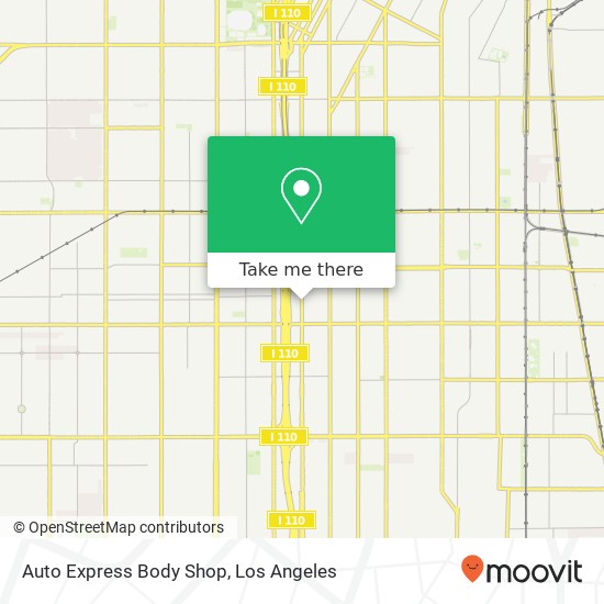 Auto Express Body Shop map