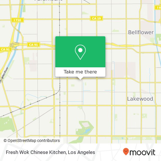 Mapa de Fresh Wok Chinese Kitchen