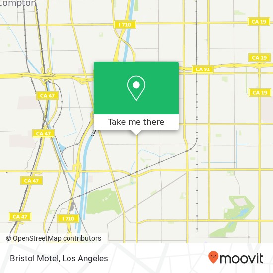 Bristol Motel map