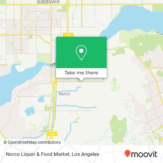 Norco Liquor & Food Market map