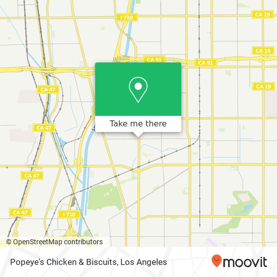 Mapa de Popeye's Chicken & Biscuits