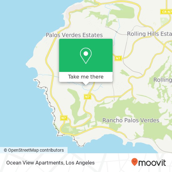 Mapa de Ocean View Apartments